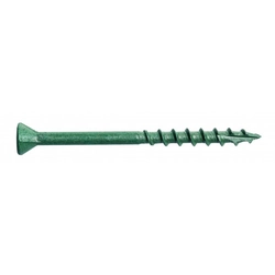Terrace screw 4.2x57 A2 green (20 / pack) stainless