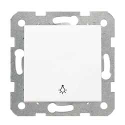 Normally open switch (button) with "light" symbol Viko Panasonic Karre white