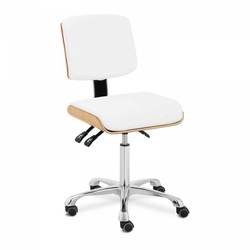 Davos cosmetic chair with a backrest - white PHYSA 10040357 DAVOS WHITE