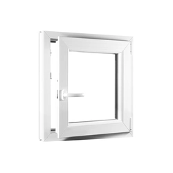 Skladova-okna Single-leaf plastic window PREMIUM opening-tilting right 500 x 500 mm color white