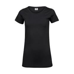 Tee Jays Dámské tričko Stretch Tee Velikost: XL, Barva: černá