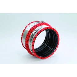 VPC- Flexible connector for connecting sewage pipes made of various materials (cast iron, PP, PE, PVC, stoneware, concrete, GRP and other smooth,