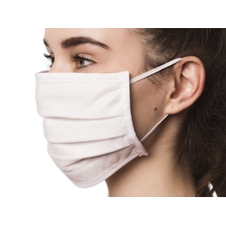 Protective mask - white cotton (PL)