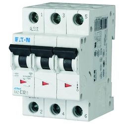 Series circuit breaker 15kA 3-biegunowy FAZ-D25/3