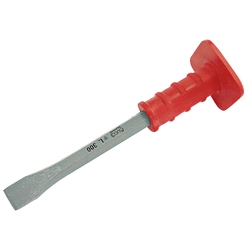 Masonry chisel, 6k-17mm, 300mm long, with rubber cover.[p3040] <juco>