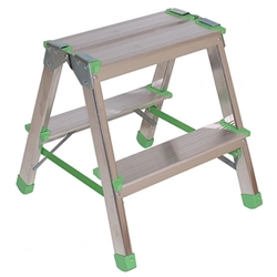Pedestal ladder 2x3 steps, 150kg