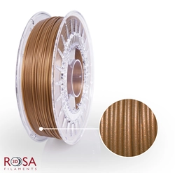 Filament ROSA 3D PLA 1.75mm 800g Shiny Brown Glitter Bronze