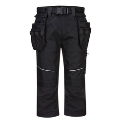 PORTWEST KX3 Shorts 3/4 Length Size: 46, Color: black