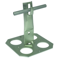 Adhesive holder with metal base with holes clamp; h = 9cm / IN / AH Hardt
