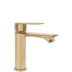 REA MAYSON Golden Low Basin Mixer