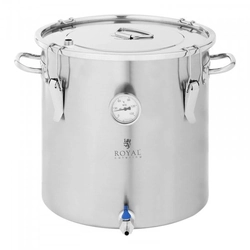 Fermentation container - 30 l - 0-150 ° C - stainless steel - Royal Catering ROYAL CATERING 10012759 RCBM-30CFP