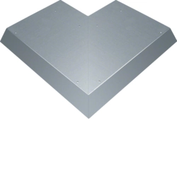 Cover on-floor duct Hager AKBA3500701V Cover one-sided bevelled Outer corner Steel