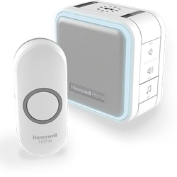 Honeywell DC515N wireless doorbell Series 5, 150 m, 6 melodies, portable base white, design. button
