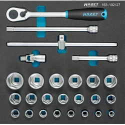Tool module 163-102 / 27.HAZET socket wrench interchangeable tips