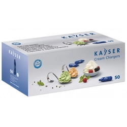 Cartridges for whipped cream siphons, pack of 50 Kayser BLUE