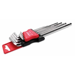 CIMCO 110604 Set of Allen keys SW 1.5 - 10 mm (9 pcs)