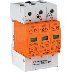 dc surge arrester obo bettermann v25-b+c 3-ph900