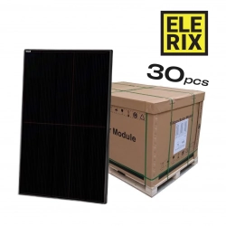 ELERIX Solární panel Mono Half Cut 410Wp 120 články, Paleta 30 ks (ESM-410) Black