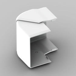 External corner cover, halogen-free LH 60x40