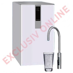 Dispenser kit for cold water, hot water, soda, aquaPUR M105U CO2, installation on the sink