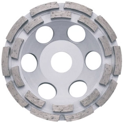 SILVER LINE diamond concrete grinding cup with segments in 2 concentric rows 150x22.23mm