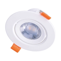 Solight LED ceiling spot light, 9W, 720lm, 3000K, round, white, WD214