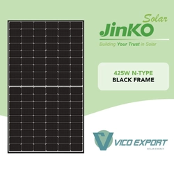 Jinko Solar JKM425N-54HL4-V BF  Ntype  // Jinko Solar 425W Solar Panel N-type Black Frame