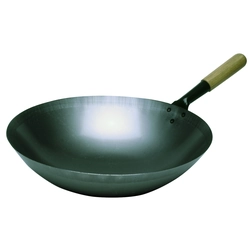 Ocelová pánev wok, 360mm