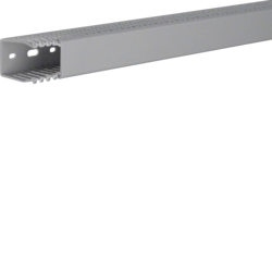 Slotted cable trunking system Hager LKG5003707030B Slotted Bottom perforation Stone grey