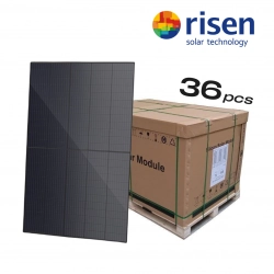 RISEN Tier 1 Solární panel Mono Half Cut PERC 390Wp, 120 články, černá, paleta 36pcs