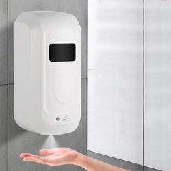 Contactless liquid dispenser for hand disinfection