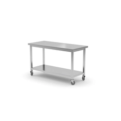 Movable table with shelf | 1200x600x850 mm