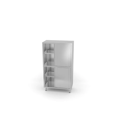 Storage cupboard with partition and sliding doors | 900x600x1800 mm