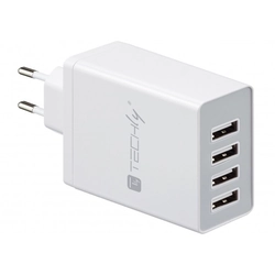 WALL CHARGER 4X USB 5V 2.1A