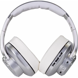 EVOLVEO wireless headphones SupremeSound 8EQ, Bluetooth, speaker and equalizer 2in1, silver