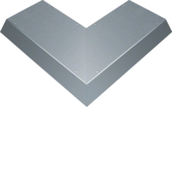 Cover on-floor duct Hager AKBA3000701 Cover one-sided bevelled Outer corner Steel