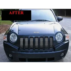 2007-2013 JEEP COMPASS - Chrome strips, chrome grill