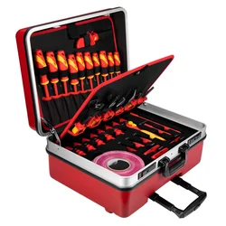 A set of insulated tools for repairing electric and hybrid cars, 51 el.