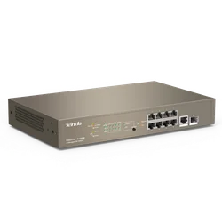 Gigabit PoE switch, 8 ports, 1 console port, 1 Gigabit SFP port, management - TENDA TND-TEG5310P-8-150W