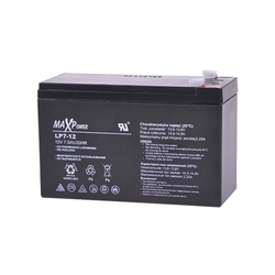 Lead acid battery 12V 7.5Ah REBEL