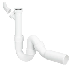 Viega Siphon pipe, sink, 6/4 inch, d. outside 50mm Code: 101206