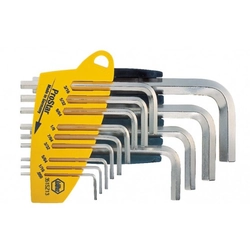 Set of hex keys (inch), 13 pieces