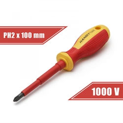 Screwdriver PH2 x 6 x 100 mm insulated up to 1000V