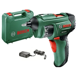 Bosch PSR Select cordless screwdriver 3,6 V | 3,5 Nm/4,5 Nm | 1/4 inches | Carbon brush | Mains charger | In a suitcase