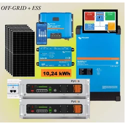 Energy Storage Single-phase 5kVA/10,24kWh + 3kW PV ON/OFF-GRID - READY SYSTEM FOR HOME AND BUSINESS