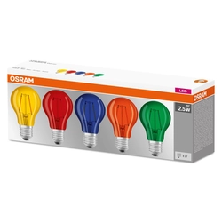 LED-lamp/Multi-LED Ledvance 4058075058460 AC Pear-shape Multi-coloured IP20 RG0
