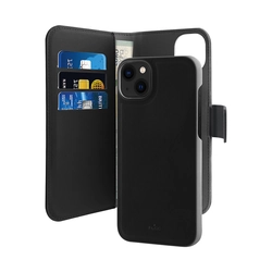 PURO Wallet Detachable -2-in-1 iPhone 14 / /13 case (black)
