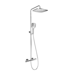 Fixed shower system Ravak Termo 300, TE 093.01/150 with thermostatic shower faucet, chrome