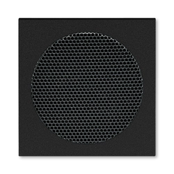 Speaker cover, with round grille, onyx, ABB Levit 5016H-A00075 63 5016H-A00075 63