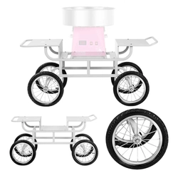 Platform trolley on wheels for Royal Catering RCZT-01W cotton candy machine